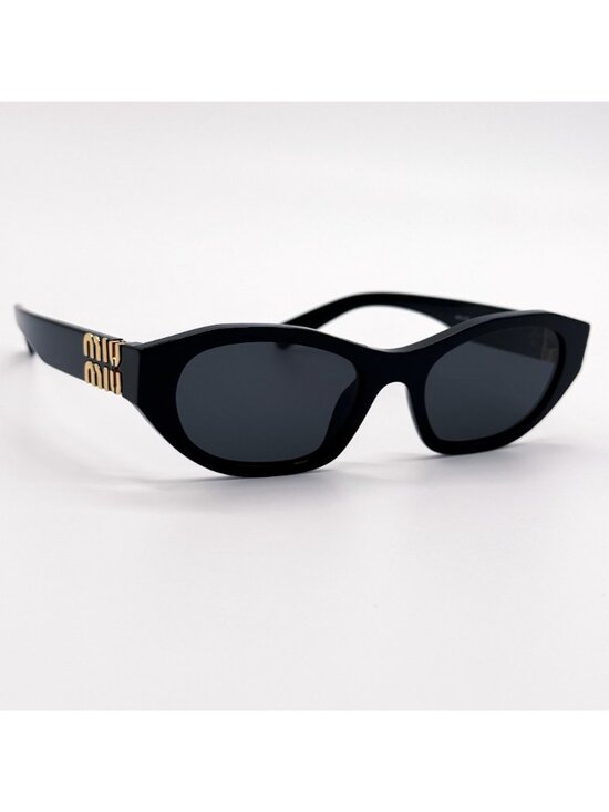 NEW MIU MIU SUNGLASSES MUA03S 16K08Z WOMEN BLACK MU A03S, SMU A03 EYEWEAR main image 5